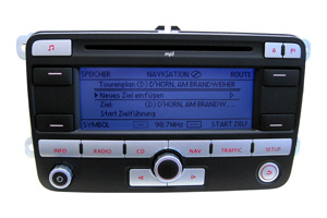 VW Passat B6 - Reparatur Radionavigationssystem RNS 300 Displayfehler - Pixelfehler